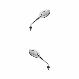 FAR 8082/8083 Chrome Handlebar Mirror Pair