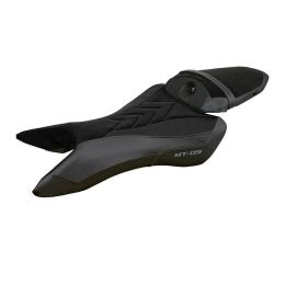 Seat cover Mus Velvet Ultragrip BL with logo for YAMAHA mt-09