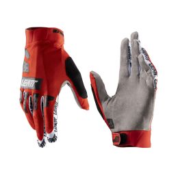 LEATT 2.0 X-Flow Summer MTB Gloves Red with X-Flow Mesh and NanoGrip Palm
