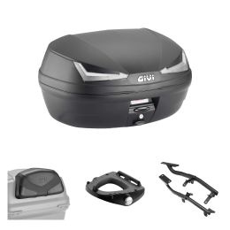 Kit bauletto GIVI E455 SIMPLY IV TECH nero fumè 45L per BMW R 12 G/S