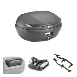Kit bauletto GIVI V45 ARENA TECH nero fumè 45L per YAMAHA TRACER 7