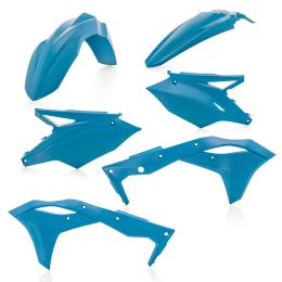 Kit carene 6 pezzi ACERBIS azzurro per KAWASAKI