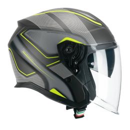 Jet Helm CGM 136G RNA Sport Mattes Fluo-Gelbgrau