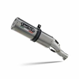 GPR M3 genehmigte Slip-On Auspuffanlage Titan Natur für BMW R 1250 RT