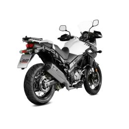 Marmitta completa MIVV Speed edge in acciaio inox per SUZUKI v-strom 650