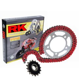 RK Übertragungskit Kette XRE Rot 110 Glieder 525 Zahnrad 43z Stille Ritzel 16 Zähne