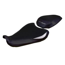 Seat cover Arnas specific WH with logo for CF MOTO 800 nk