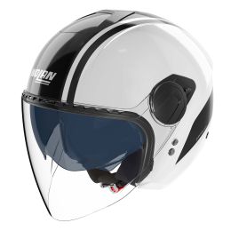 Casco jet urbano NOLAN N20-2 Visor Dolce Vita 348 bianco nero