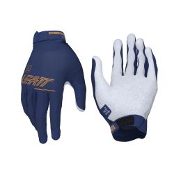 Guanti moto donna LEATT Moto 2.5 X-Flow blu intenso leggeri e traspiranti