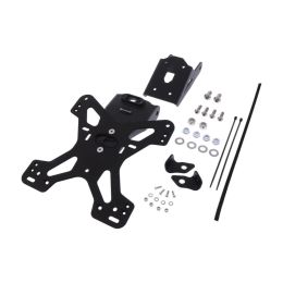 Portatarga EVOTECH nero ESTR-0411 per Kawasaki