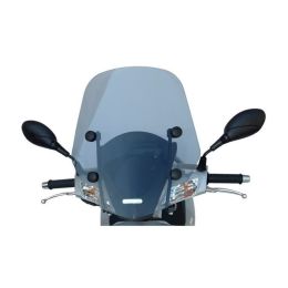 FABBRI scooter windshield light smoke summer 405x485mm