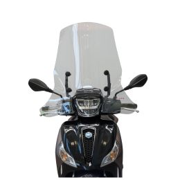 Parabrezza scooter FABBRI trasparente top alto 690x490mm