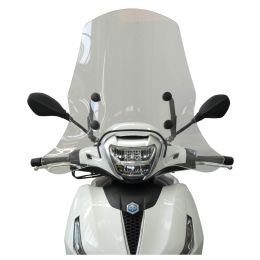 Parabrezza scooter FABBRI trasparente top alto 685x500mm