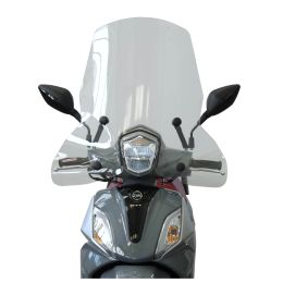 Parabrezza scooter FABBRI trasparente top alto 700x495mm