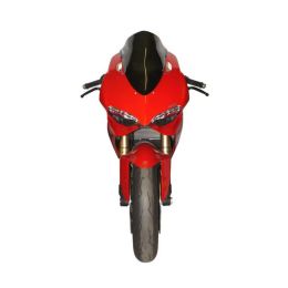 FABBRI Dark Smoke Double Bubble Windscreen for Ducati