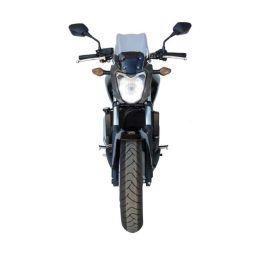 FABBRI Clear Smoke Motorcycle Windshield Naked-Sport-Touring 260x315mm