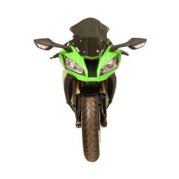 FABBRI motorcycle windshield black double bubble 350x380mm