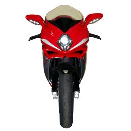 FABBRI transparente Doppelblase-Motorrad-Windschutzscheibe mit antireflexiver Bedruckung