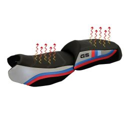 Couvre-siège Heating Comfort 1SL et logo pour BMW r 1200 gs