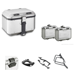 GIVI TREKKER DOLOMITI Aluminum Top Case 46/30L for BMW R GS ADVENTURE