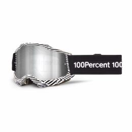 100% ACCURI 2 SAMBA Motocrossmaske Silber Spiegel Linse