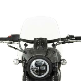 ISOTTA Grand Pare-brise Transparent 390x345mm pour KEEWAY v302 c