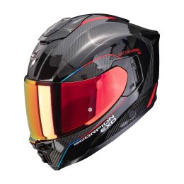 Casco integrale Scorpion EXO-1500 CARBON AIR Mundi nero rosso