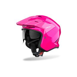 Jet Trial Helmet AIROH Kombakt Pink Gloss