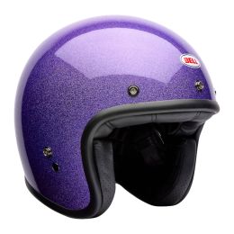 Casco jet cafe racer BELL Custom 500 Flake viola lucido