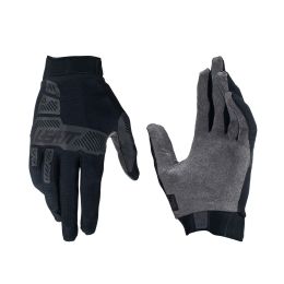 LEATT Moto 1.5 GripR Summer gloves Stealth black grey ultra-lightweight