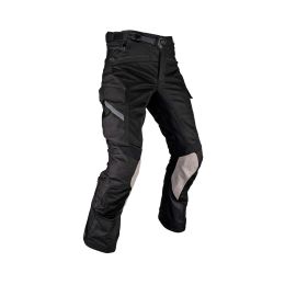 LEATT ADV FlowTour 7.5 Motorradhose Stealth Schwarz Grau Doppellagig