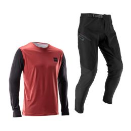 LEATT Gravity 1.0 MTB Anzug Enduro Rot Leicht und Atmungsaktiv