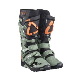 Bottes moto LEATT Moto 4.5 HydraDri Cactus vert noir fermeture SideLock