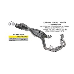 ARROW Système d'échappement complet Compétition Racing Titane pour Ducati Panigale V4
