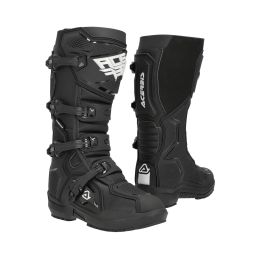 ACERBIS waterproof motorcycle boots approved claw waterproof black 4-hook closure
