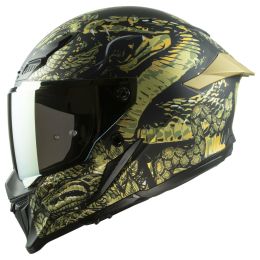 Casques Integraux MPH BLADE Cobra Noir Or