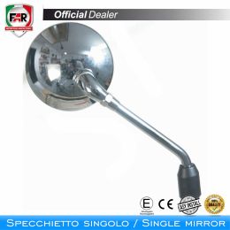 Specchietto manubrio omologato FAR 0242 reversibile cromo