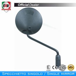 FAR 0842 Reversible Black Approved Handlebar Mirror