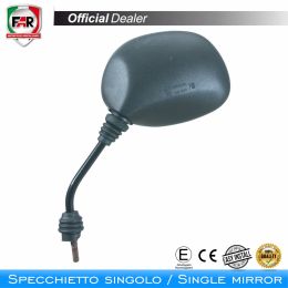 FAR 0878 Right Black Approved Handlebar Mirror