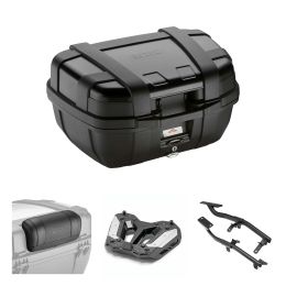 Kit bauletto GIVI TREKKER nero 52L per YAMAHA MT07