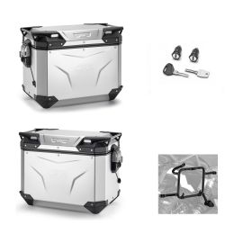 GIVI TREKKER OUTBACK EVO anodized 48L side luggage kit for MORINI X-CAPE motorcycle