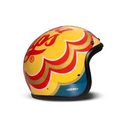 Jet Helm Cafe Racer DMD RETRO Candy Gelb Glanz