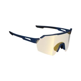 LEATT RideViz Lite Iriz Cryztal Sonnenbrille Blau Small Platin Linse 10%