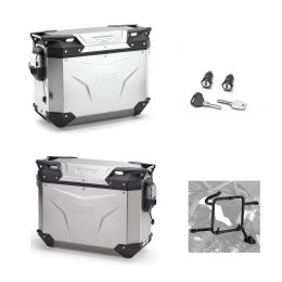 GIVI TREKKER OUTBACK EVO Side Cases 37L Aluminum for MORINI X-CAPE
