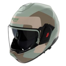 NOLAN N120-1 Omocromo Reversible modular helmet 352 grey green sand