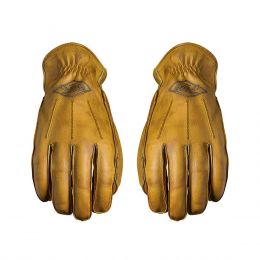 Motorcycle Gloves FIVE IOWA 66 Winter Leather Brush Gold