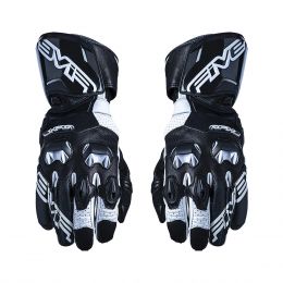 Motorcycle Gloves FIVE RFX2 Summer Leather Black White
