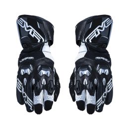 Guanti Moto FIVE RFX2 Estivi in Pelle Nero Bianco