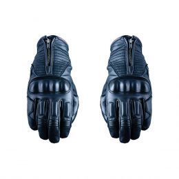 Motorcycle Gloves FIVE KANSAS WP Winter Waterproof Leather Black