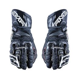 Guanti Moto FIVE RFX RACE Estivi in Pelle Nero